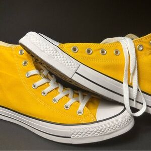 Chrome Yellow High-Top Converse